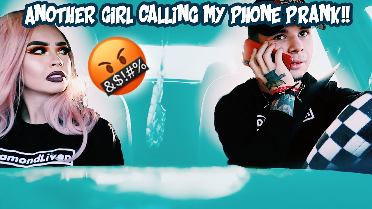 ANOTHER GIRL Calling My phone prank on Girlfriend! *GOES WRONG*