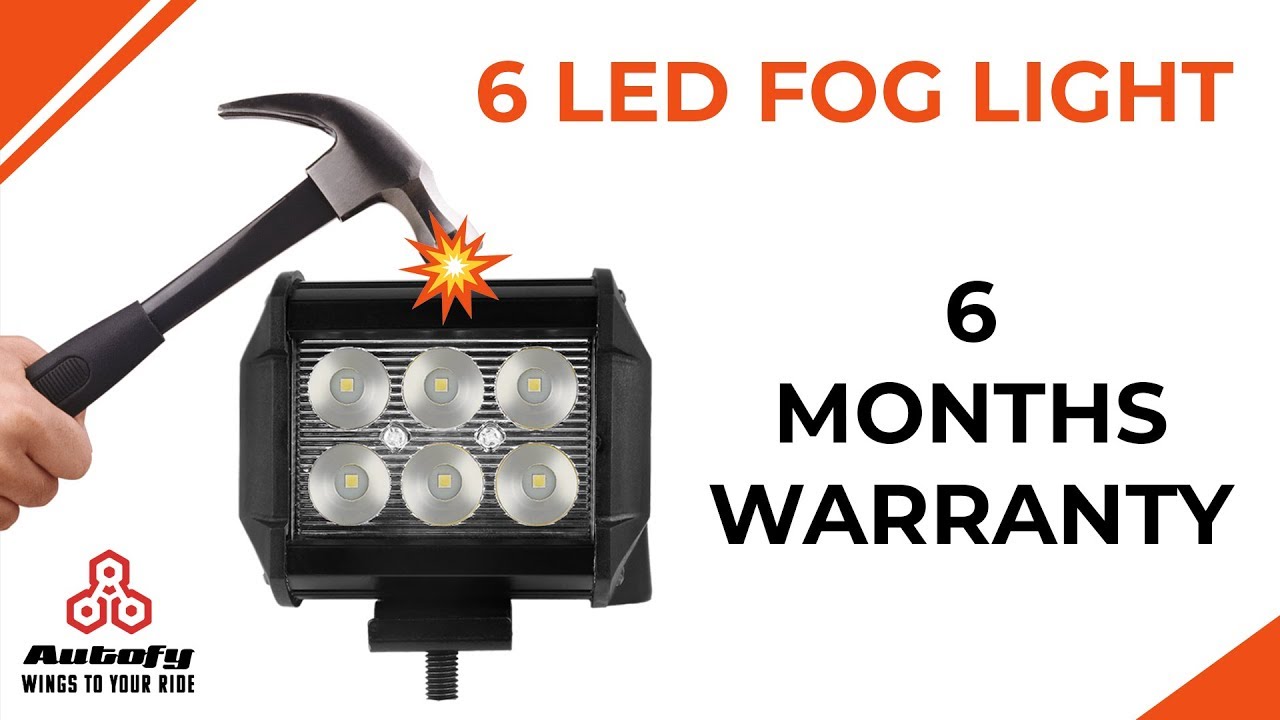 Riding Visibility Like Never Before - Autofy - Fog Lights With 6 Months Warranty