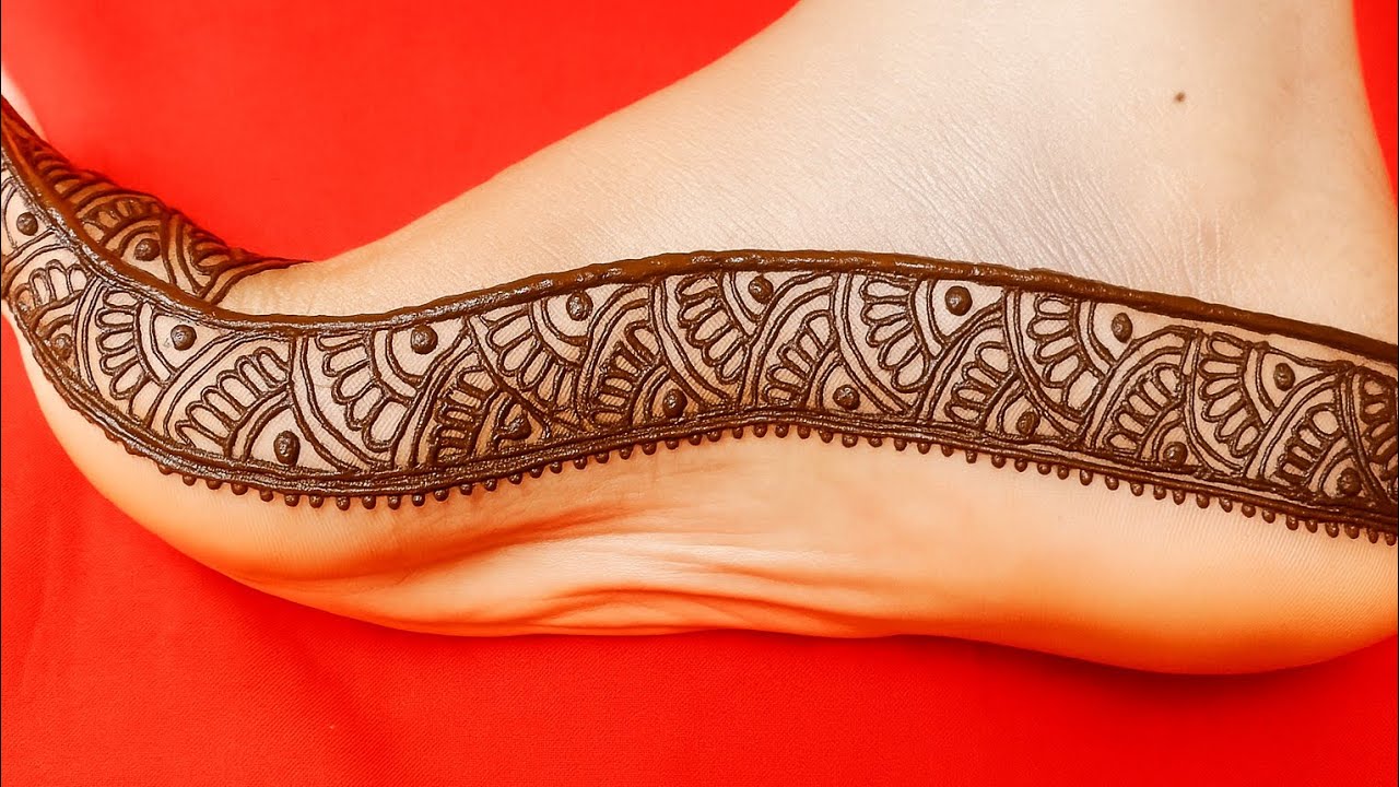 Simple Pair ki Mehndi Design 👣| Very Beautiful Leg Henna design| Easy leg Mehndi For Sawan| mehndi