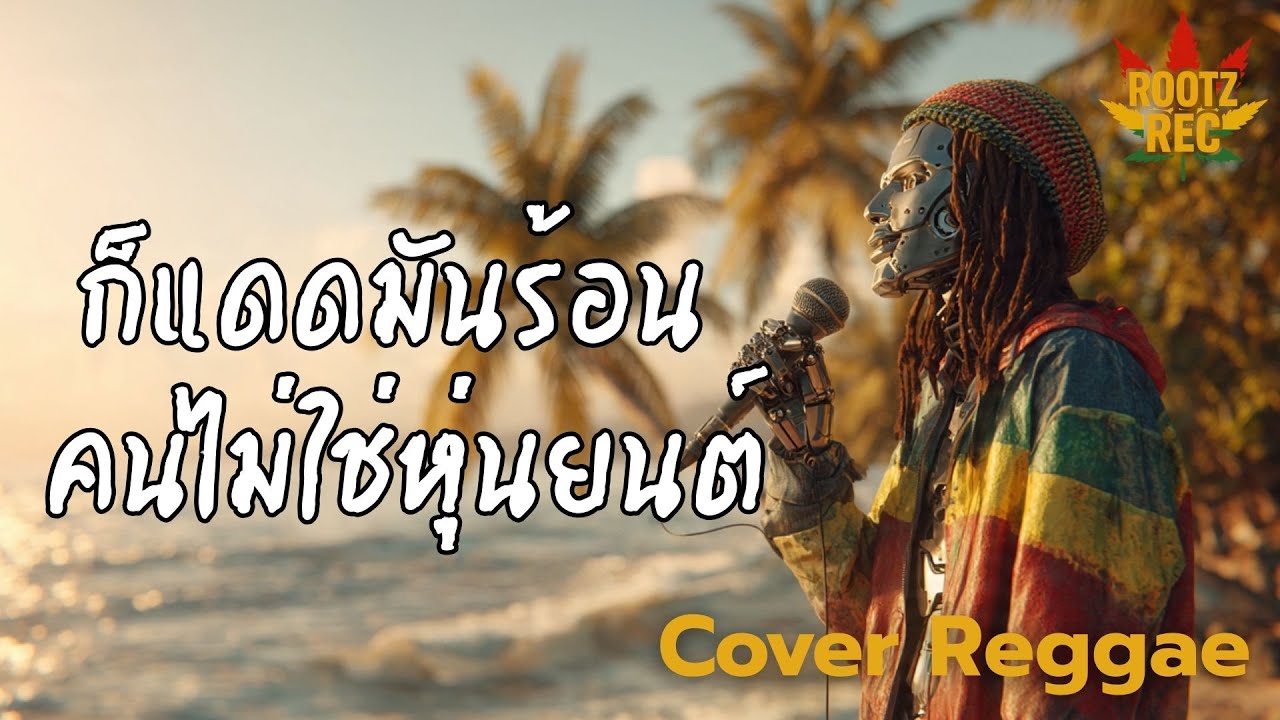 ก็แดดมันร้อน คนไม่ใช่หุ่นยนต์ - สุนเพลงสั้น | Reggae Cover | Rootz Rec 🌴🎧