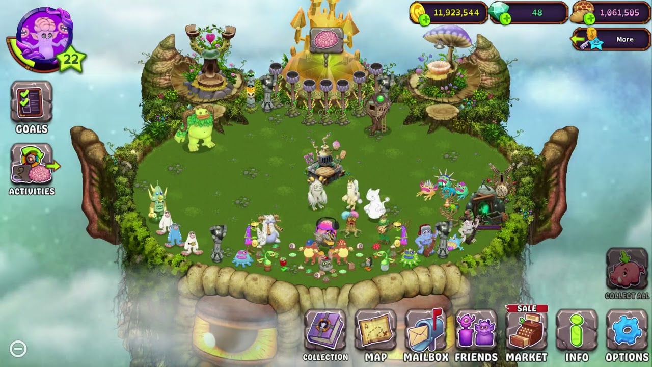 Both of my plant island and cold island, Full song
