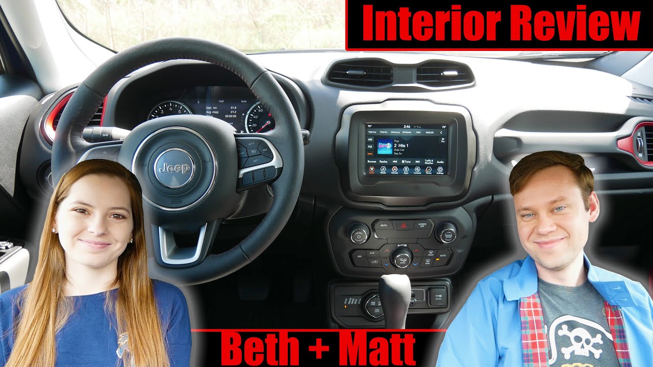 The 2020 Jeep Renegade Interior is Unique and Fun (Beth + Matt)