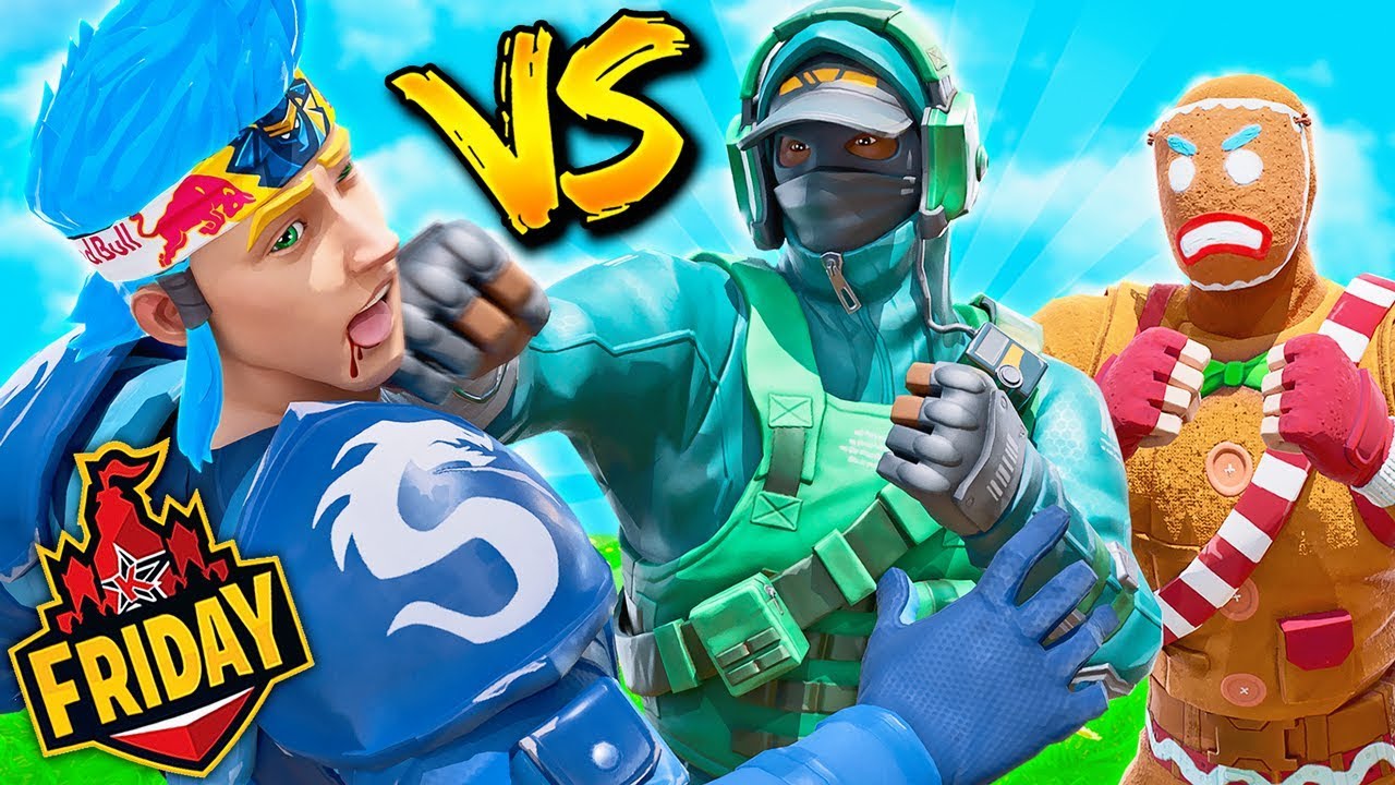 I beat Ninja while carrying Lazarbeam.. (Friday Fortnite)