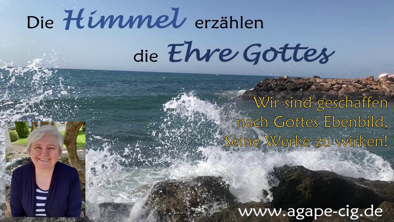 Wir sind geschaffen nach Gottes Ebenbild, Seine Werke zu wirken! | Irene Rotfuss