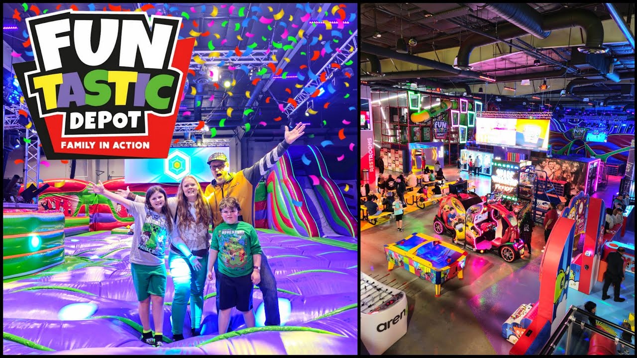 New Inflatable Amusement Park | Funtastic Depot in Orlando Florida is Great for Families