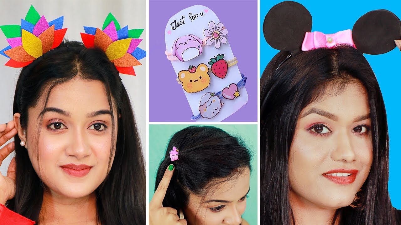 DIY Easy Stylish Hairbands & Hair Accessories From Waste | Quick & Easy DIY Hairbands