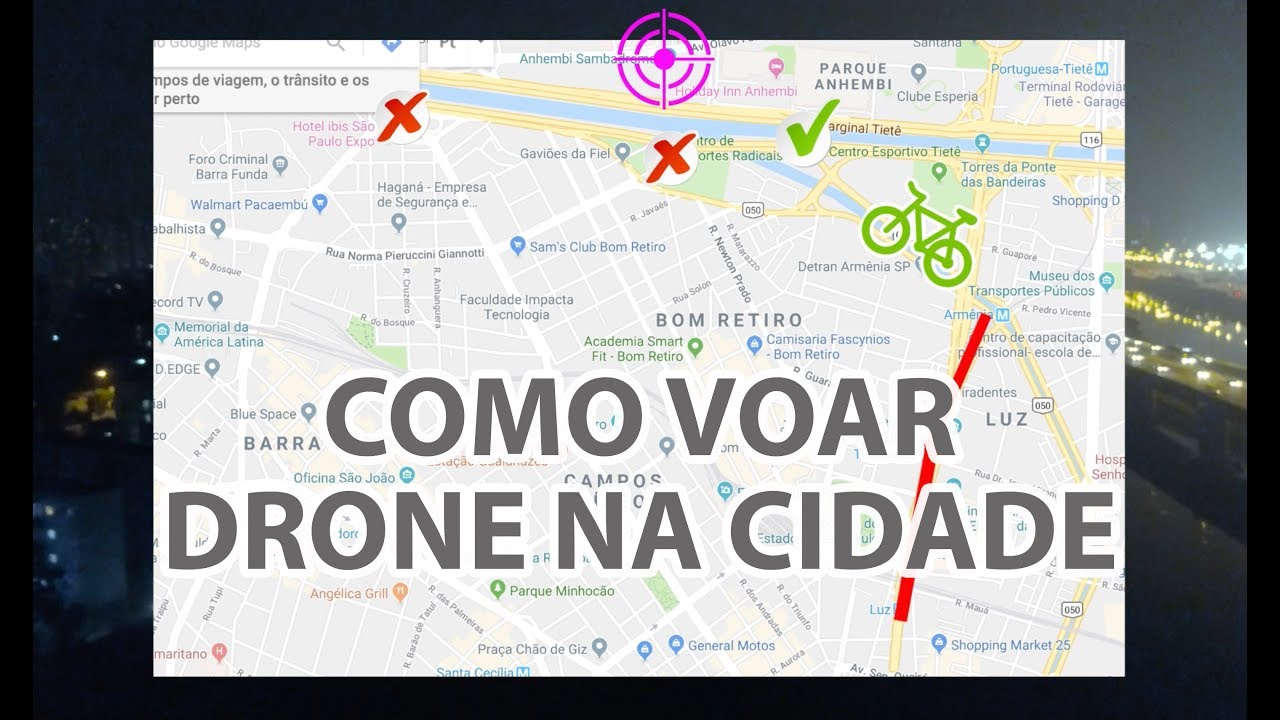 COMO EU FAÇO PARA VOAR DRONE NA CIDADE