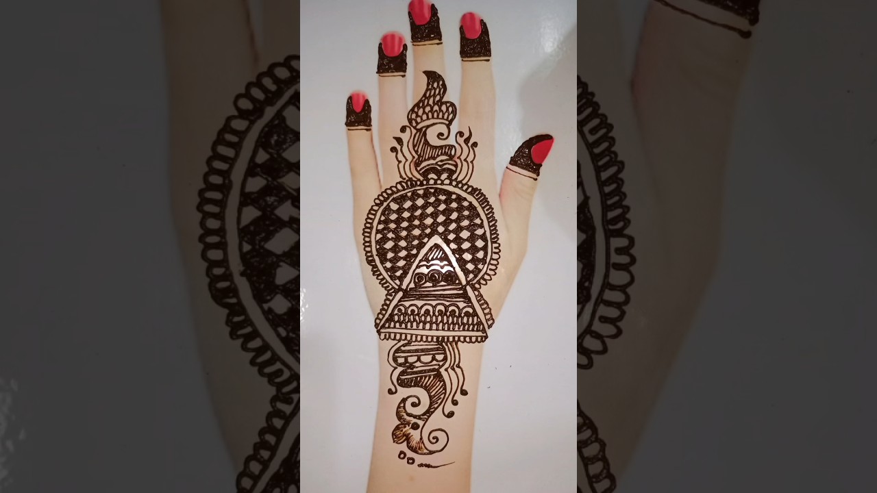 Arabic Mehndi design// Simple Mehandi designs// 