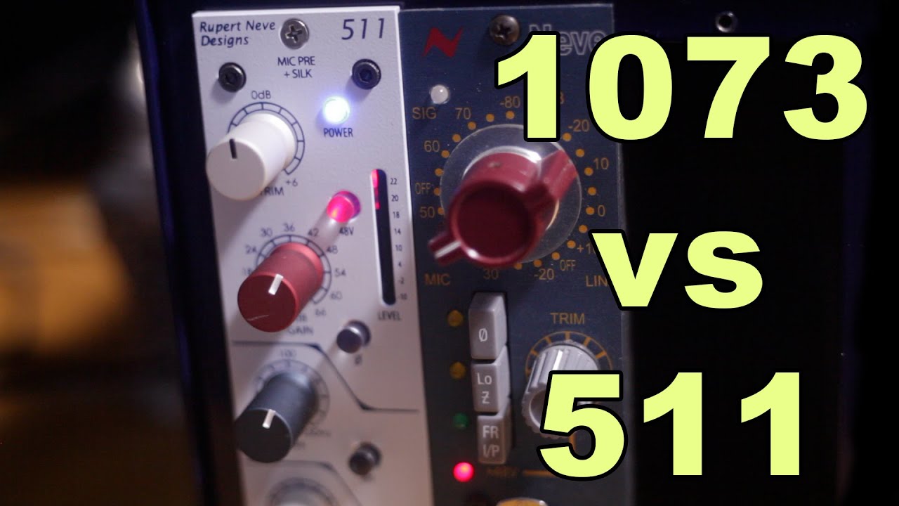 1073 vs 511 Rupert Neve preamps Shootout Nick Ananas