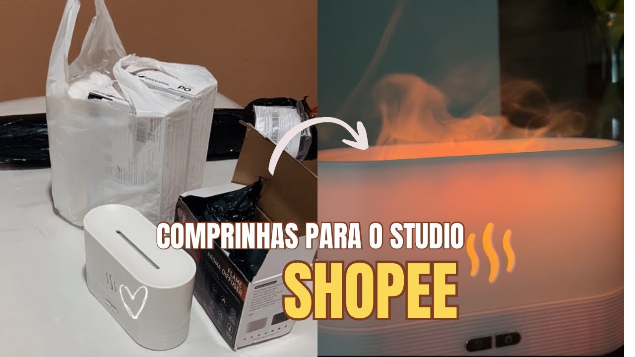 COMPREI UM DIFUSOR NOVO para os atendimentos |SHOPEE