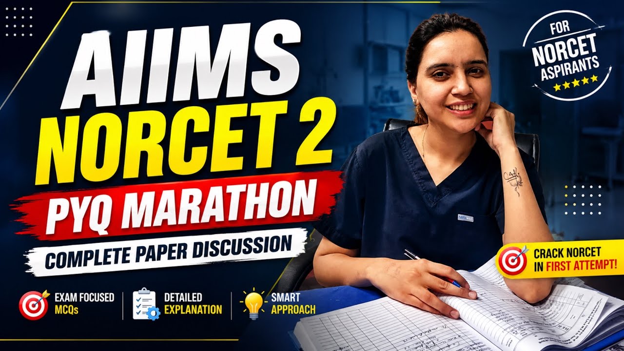 AIIMS NORCET 2 Complete Question Paper Solution🔥