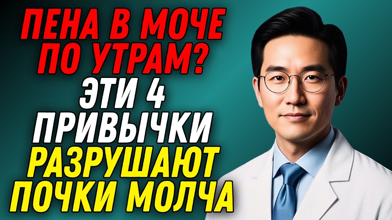 Пена в моче по утрам? Ваши почки кричат о помощи! Врач раскрыл 4 смертельные привычки