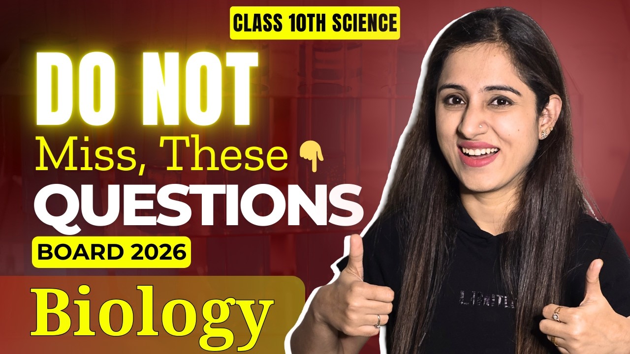 Do NOT Miss These Biology Diagram Questions | Class 10 Board 2026
