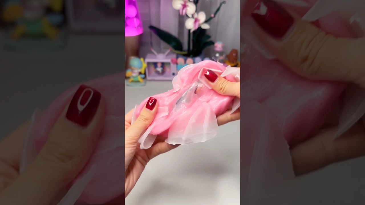 O resultado 😮 #slime