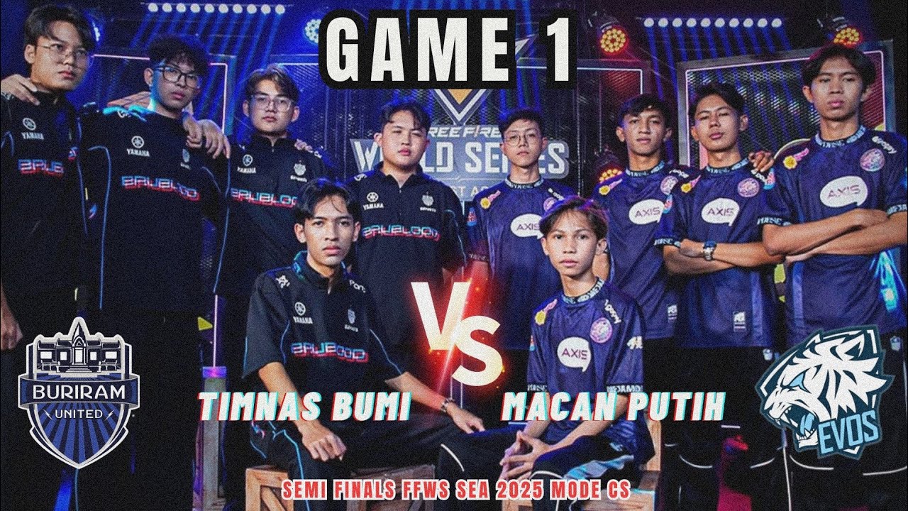 EVOS DIVINE VS BURIRAM‼️FFWS Sea Spring 2025 - Clash Squad Grand Final