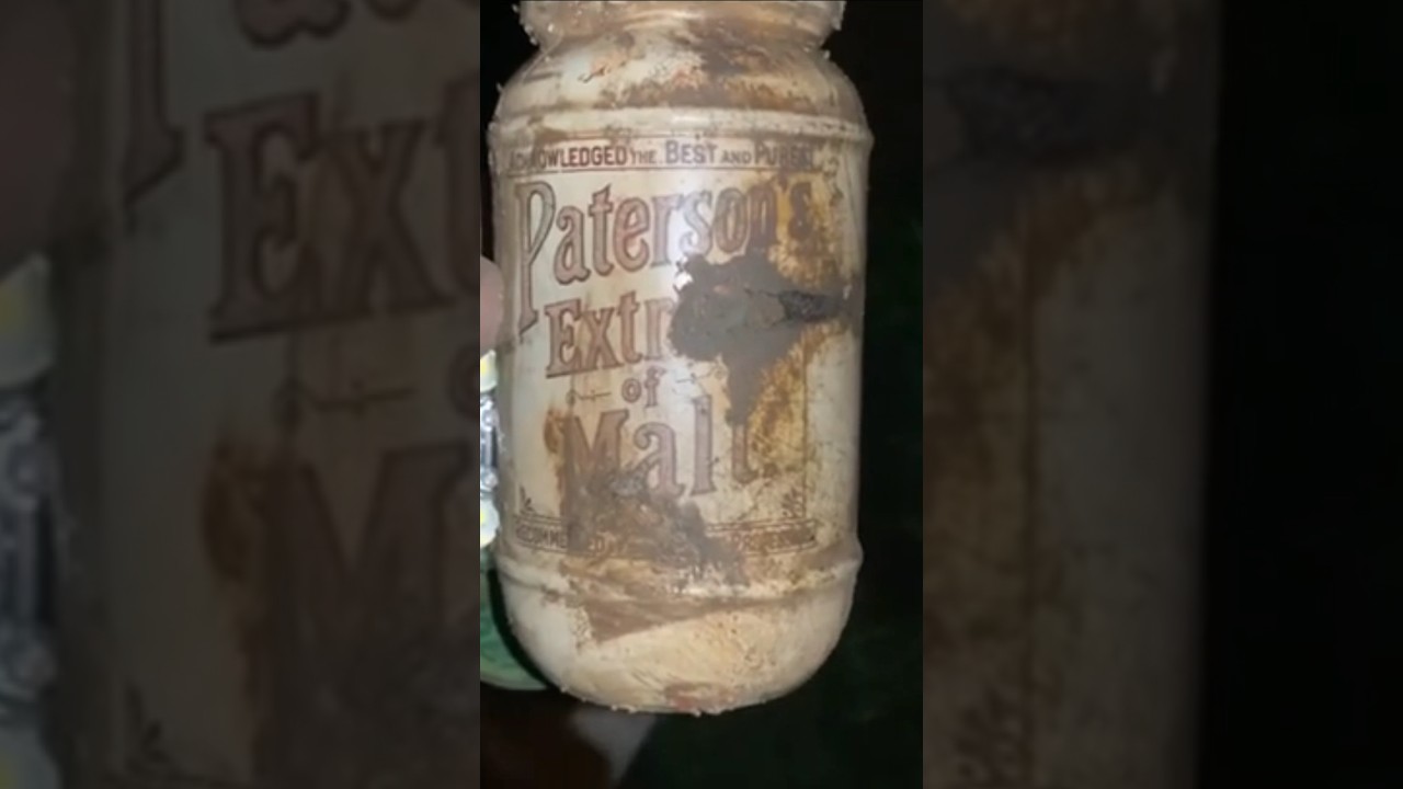 paterson's malt extract found bottle digging scotland