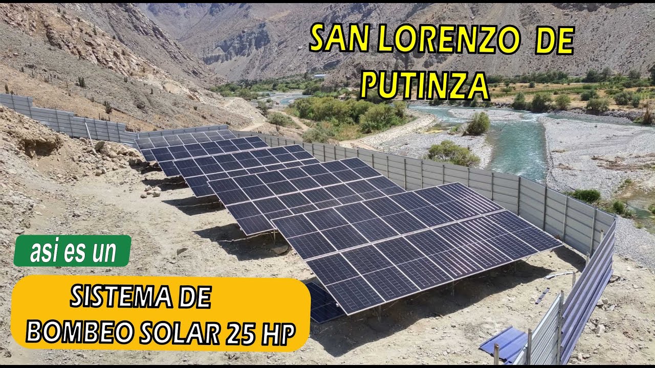 sistema de bombeo solar 25 hp- los paneles solare son la nueva alternativa?