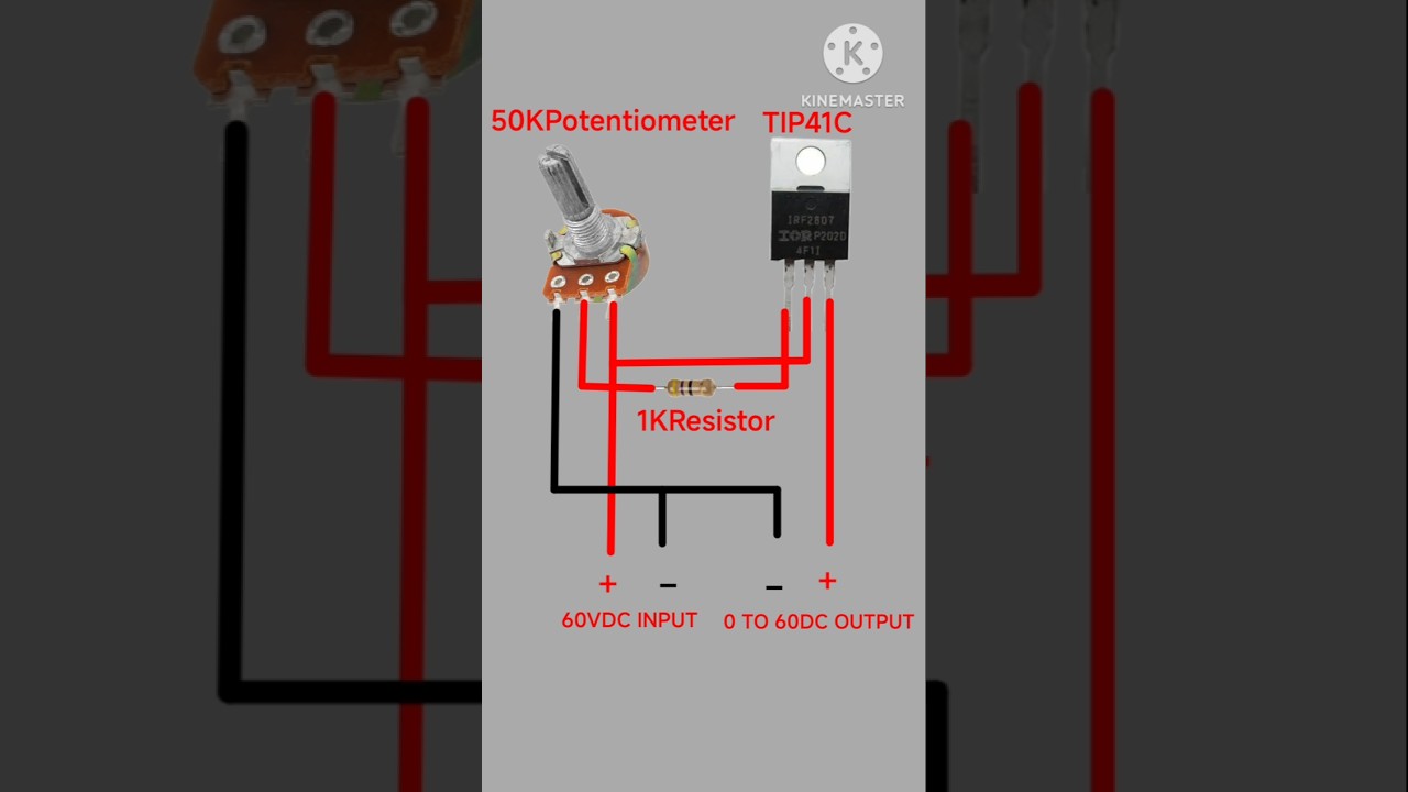 0 to 60 V DC variable power supply | #project #electronic  #diy