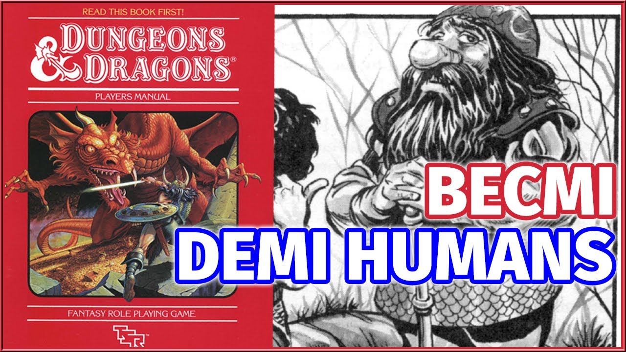 Basic D&D Demi-Human Classes Levels 1-3 - Learn to Play BECMI