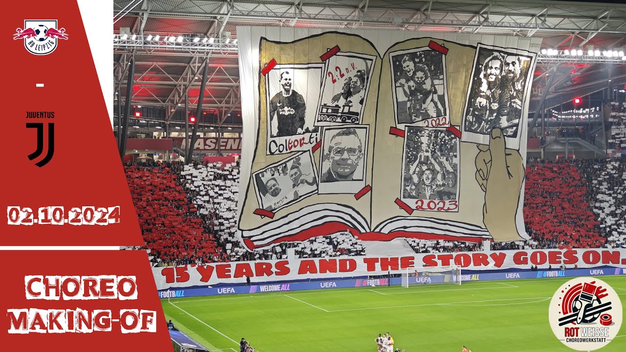 15 Jahre RB Leipzig - Choreo Making of | RB Leipzig vs. Juventus Turin