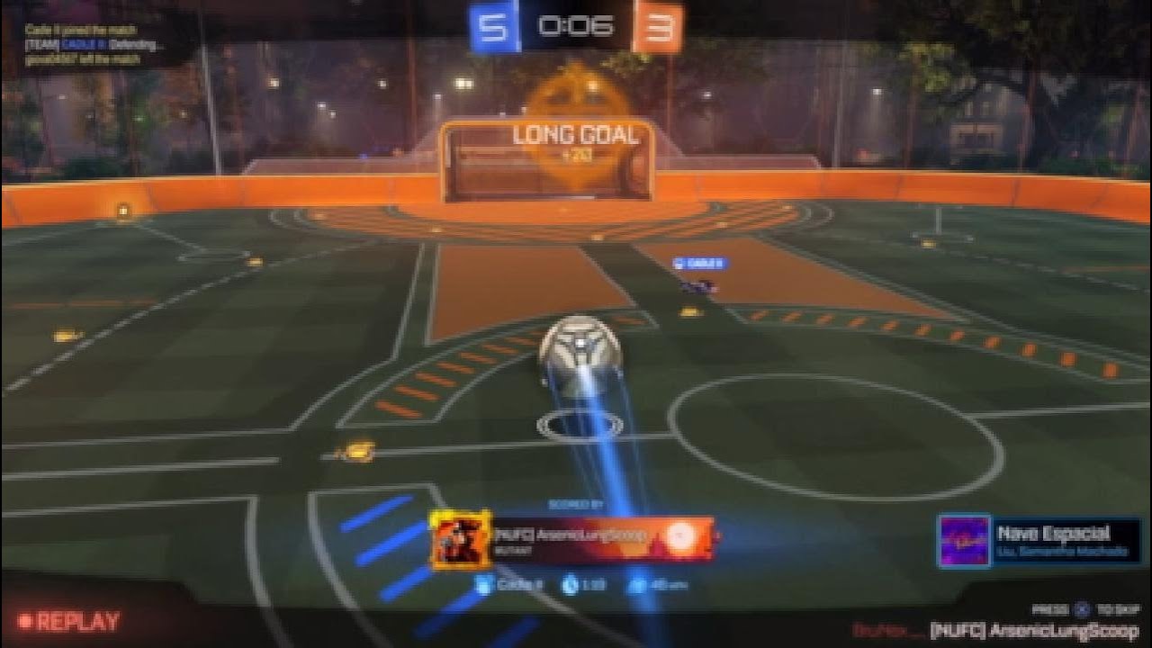 Rocket League / 230 score with 1 touch of the ball!
