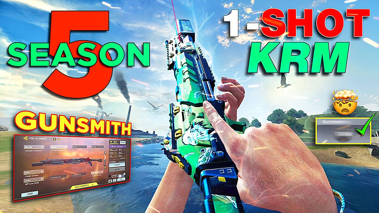 THIS BEST KRM 262 GUNSMITH ( 1-SHOT ) is DOMINATE in SEASON 5 🤯 | KRM 262 GUNSMITH | COD Mobile