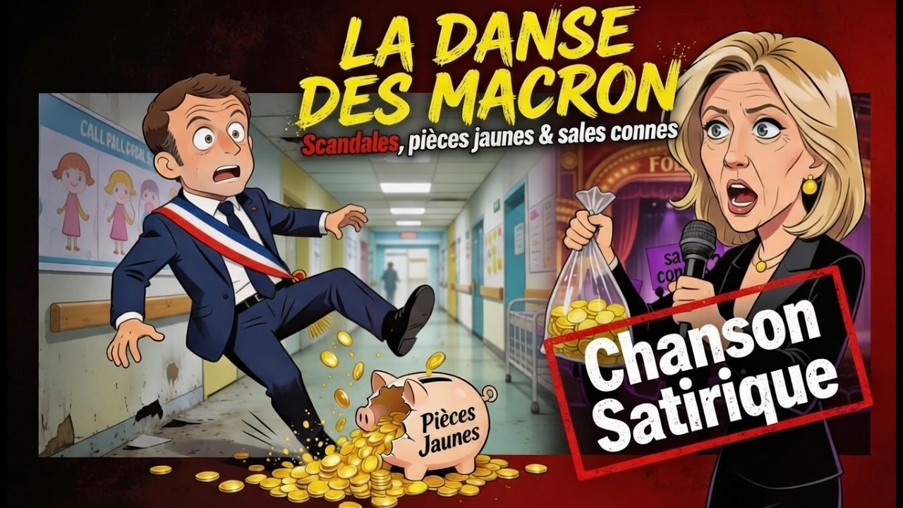 La danse des Macron – Clip satirique officiel (Pièces Jaunes, Mimi Marchand, Folies Bergère…)