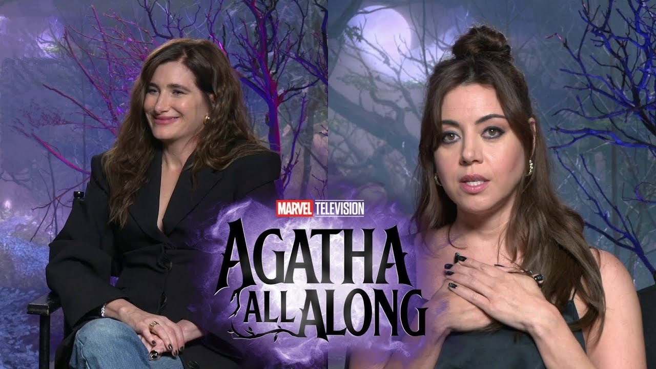 AGATHA ALL ALONG interviews Kathryn Hahn, Aubrey Plaza, Joe Locke, cast & crew - August 10, 2024 4K