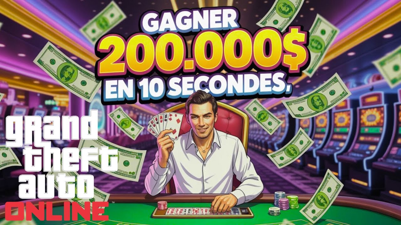 200 000 EN 10 SEC DANS LE CASINO - BLACKJACK - GTA 5