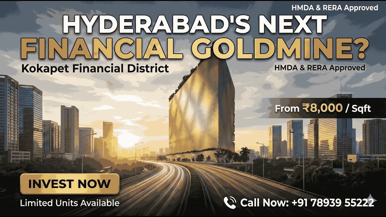 Kokapet Commercial Office Space | Pooja The Harvest Hyderabad