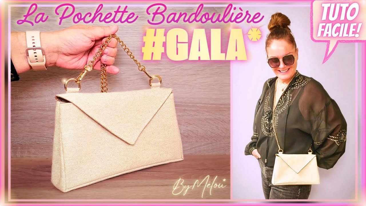 🎀Простой мастер-класс по шитью своими руками🎀Клатч через плечо #GALA #BYMÉLOU🥰