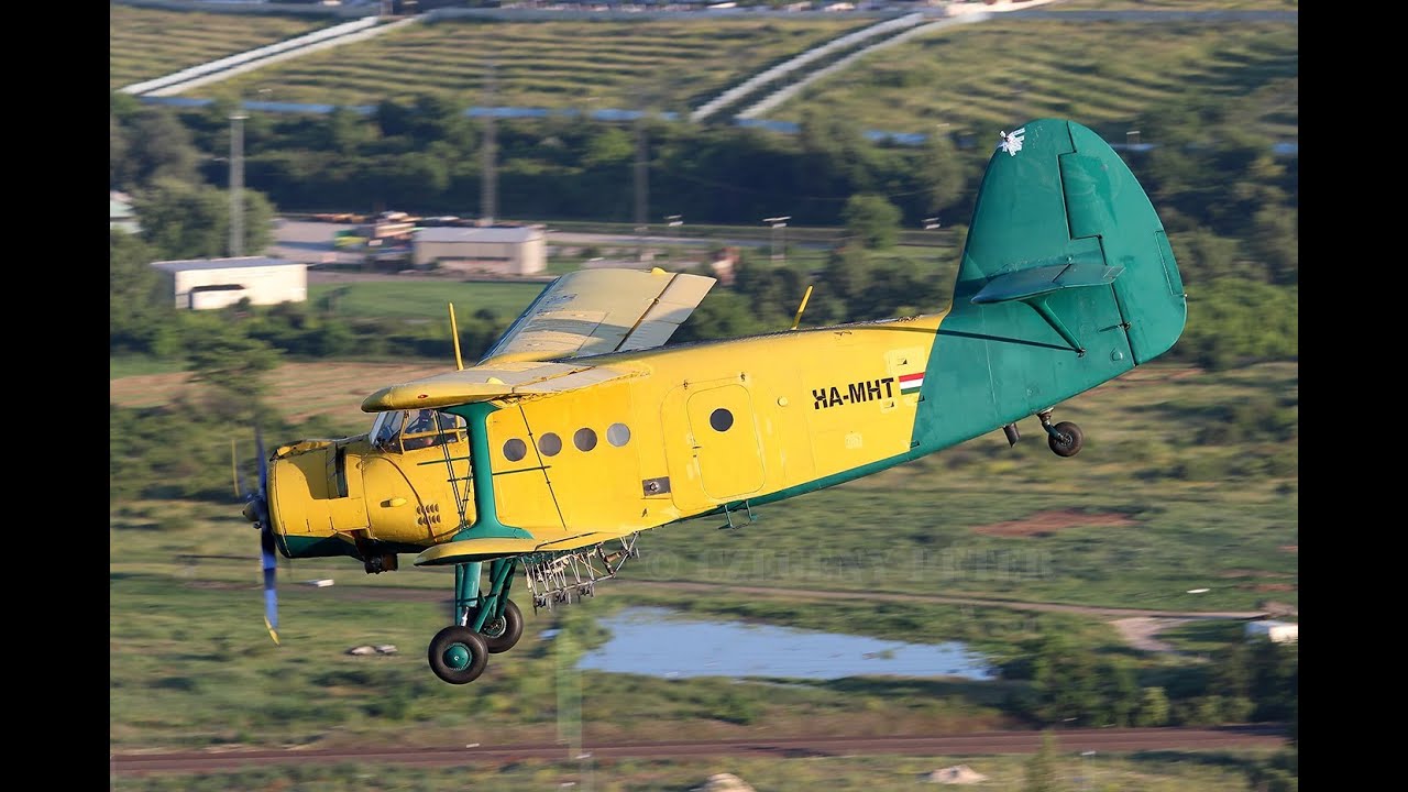 Anti mosquito spraying over the city of Budaörs