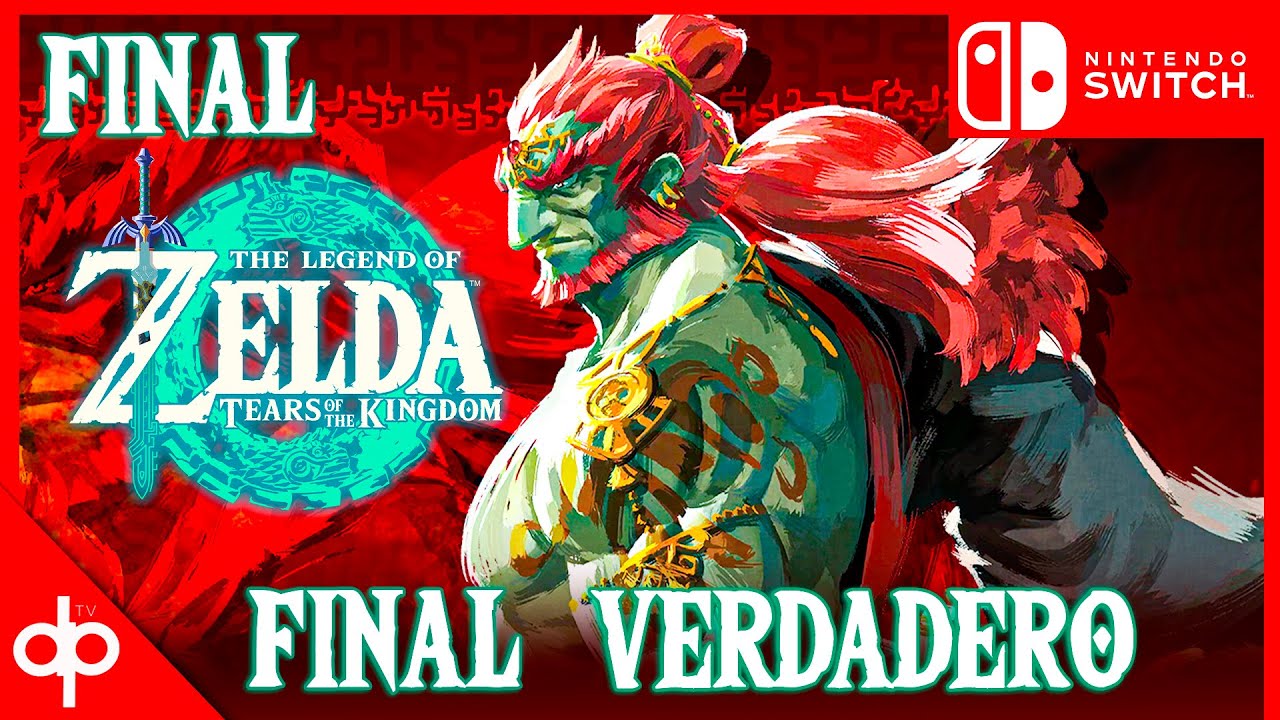 ZELDA TEARS OF THE KINGDOM Final + Final Verdadero Español Latino | Zelda TOTK (Nintendo Switch)