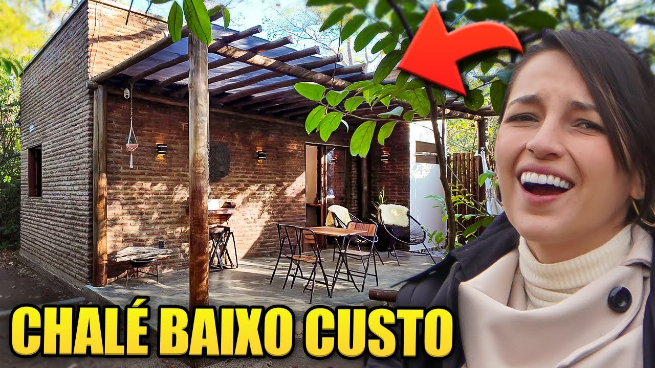 Chalé de Baixo Custo Sustentável imerso na Natureza para aluguel na chapada do araripe