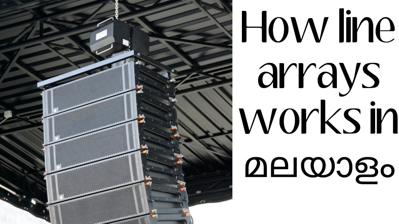 Line array speaker vs point source speaker system in malayalam | how line arrays works in malayalam|