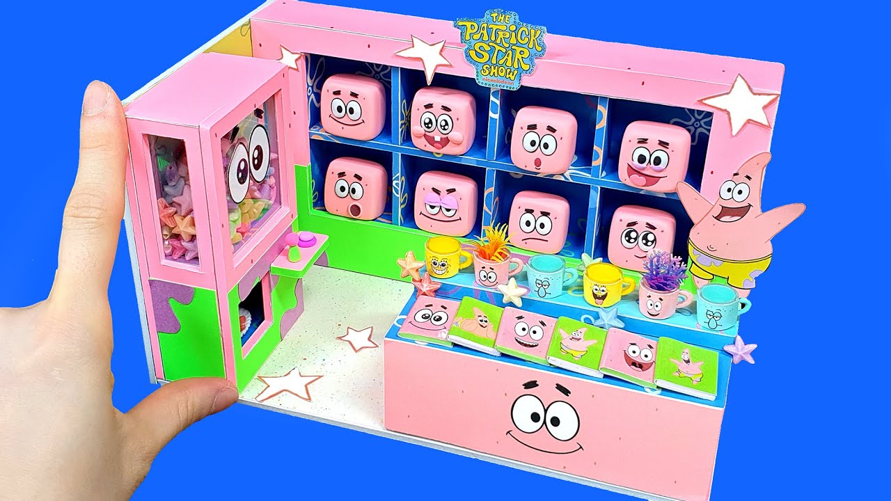 DIY Miniature Spongebob Patrick star goods Board Shop # - Build Realistic Patrick star Board Shop