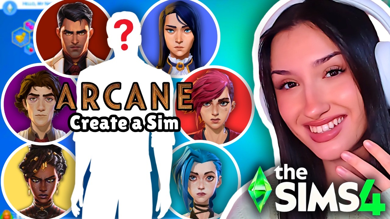 recreating ARCANE Characters in The Sims 4