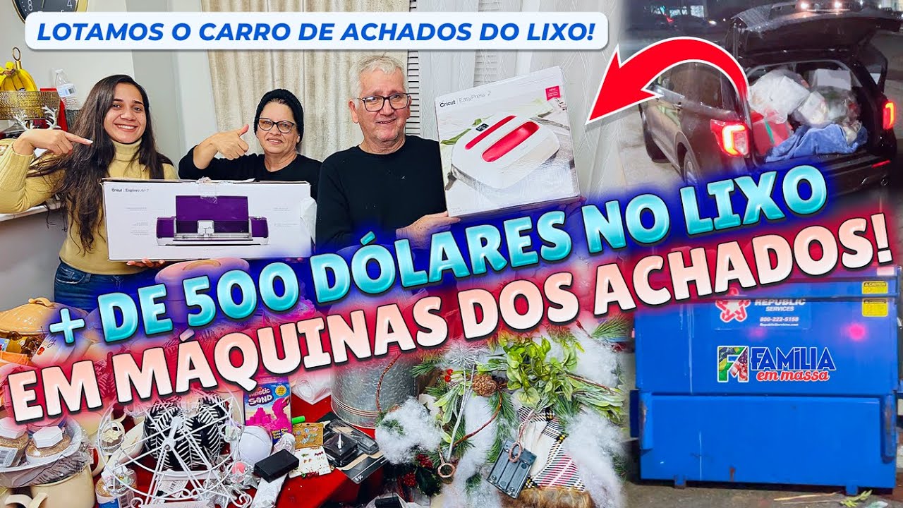 Quase Não Cabe no Carro! 😱 / Lixo LOTADO de Coisas!