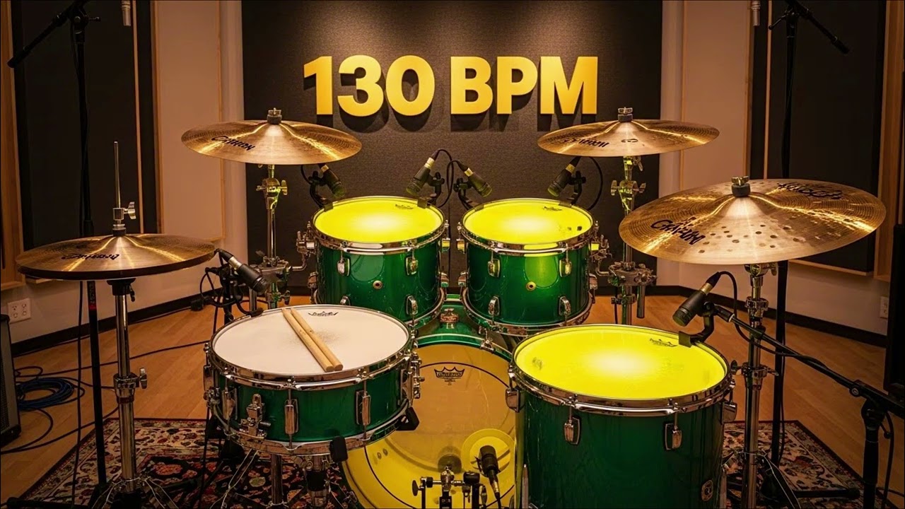 Drum Backing Track 130 BPM - Brazil Bossa Nova