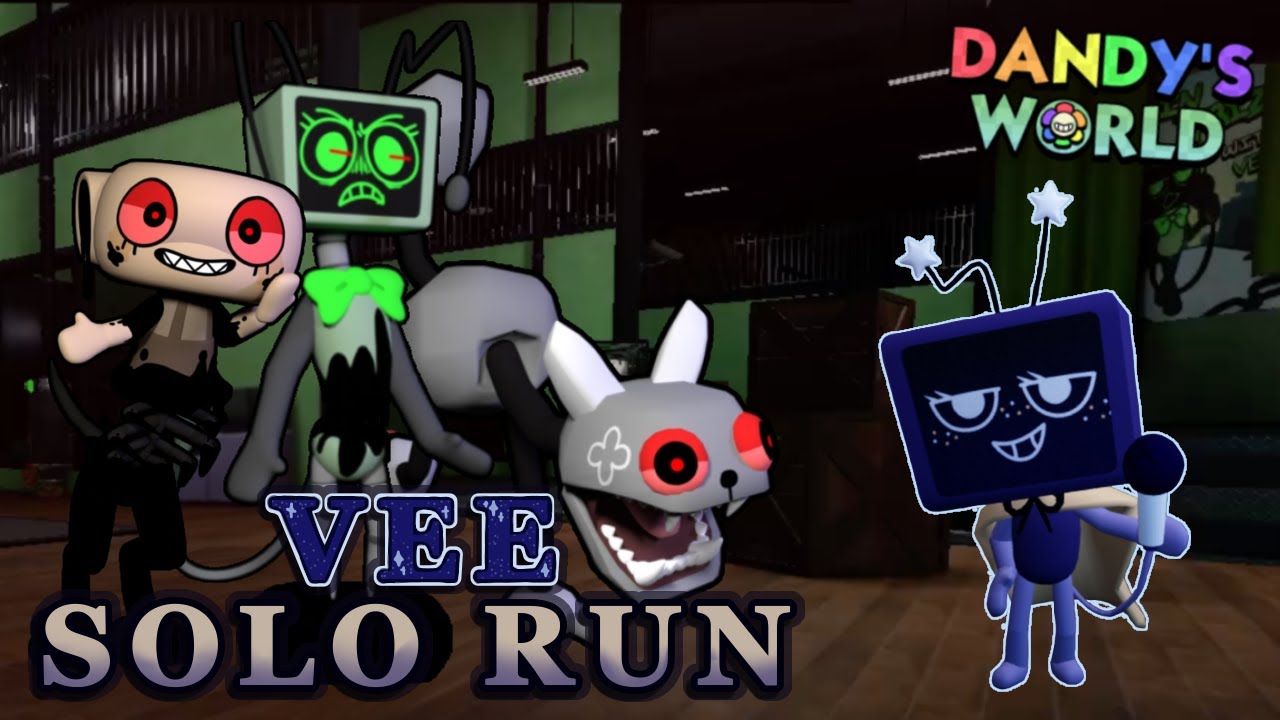 (20+) Vee solo! Soloing as Toons With Only Their Own Trinkets! | Dandy's World