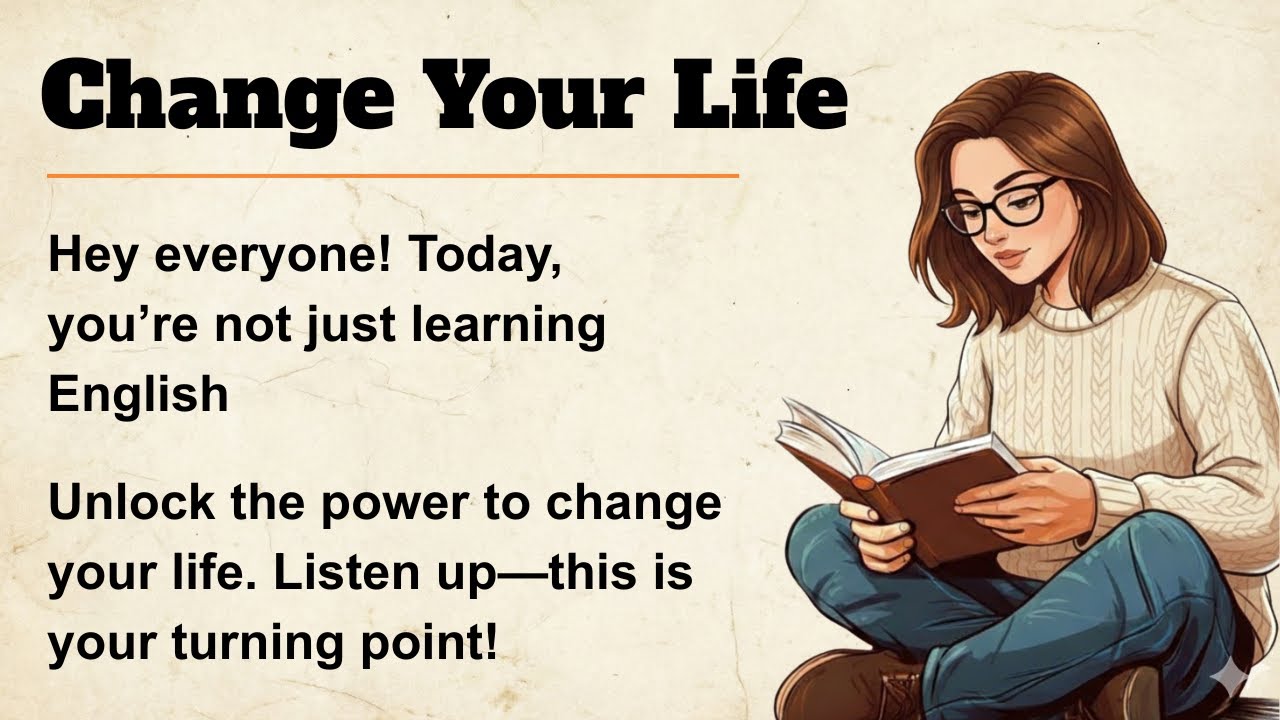 Change Your Life || Learn English Through Motivation 🔥 || Graded Reader || Listening Practice✅️