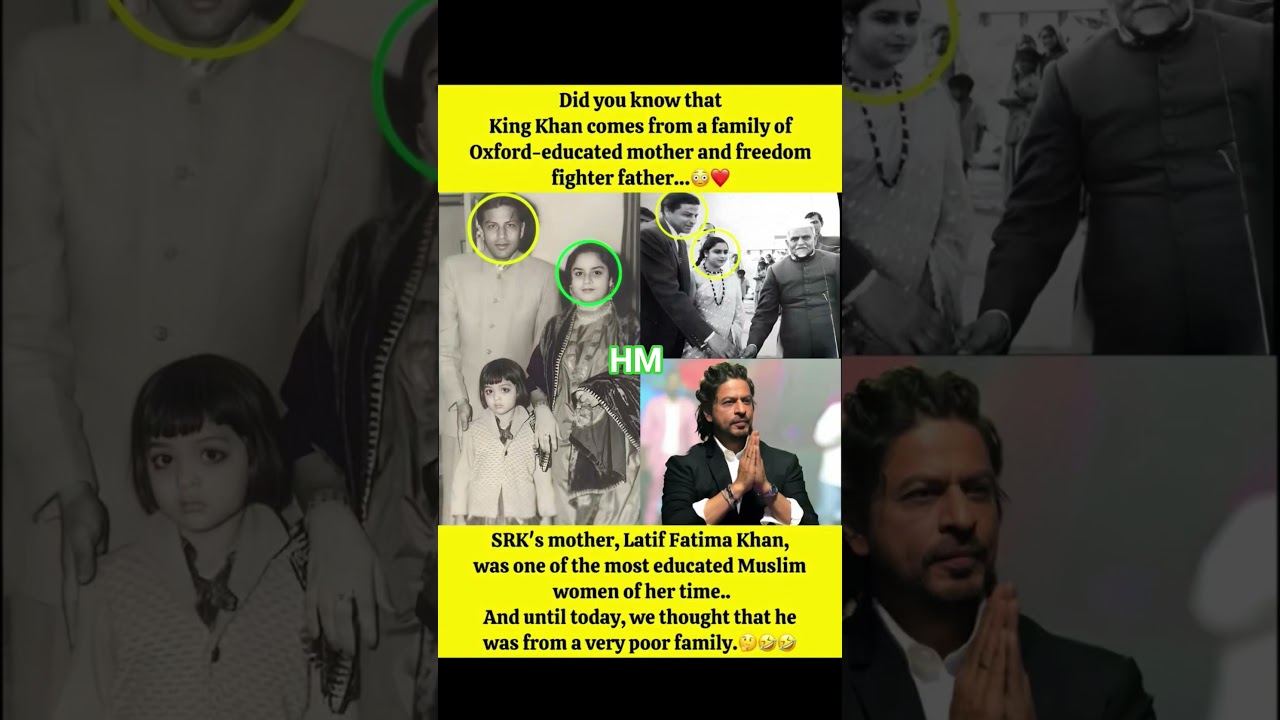 Shah Rukh Khan only as a superstar,but very few know the history 