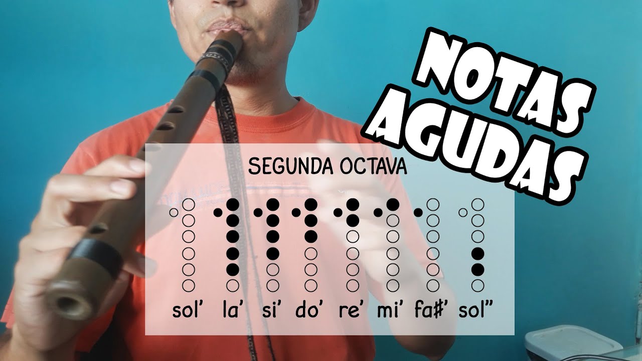 ¿Cómo sacar notas agudas en la quena?