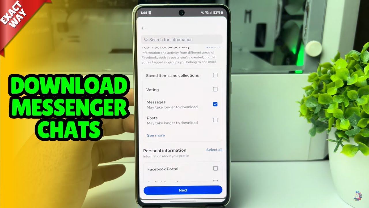 How to backup facebook messenger chat (2026)