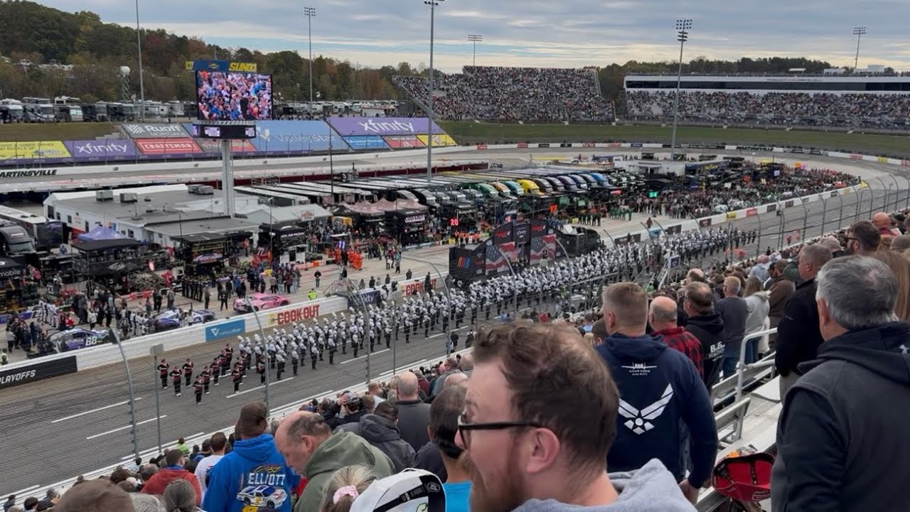 Liberty University National Anthem @ Martinsville Speedway Fall 2025