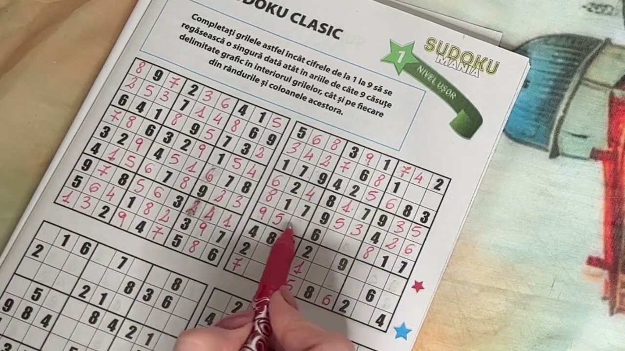 ASMR Solving Sudoku & Crossword Puzzle 🧩 Whispering, Pencil Sounds & Paper ASMR for Sleep