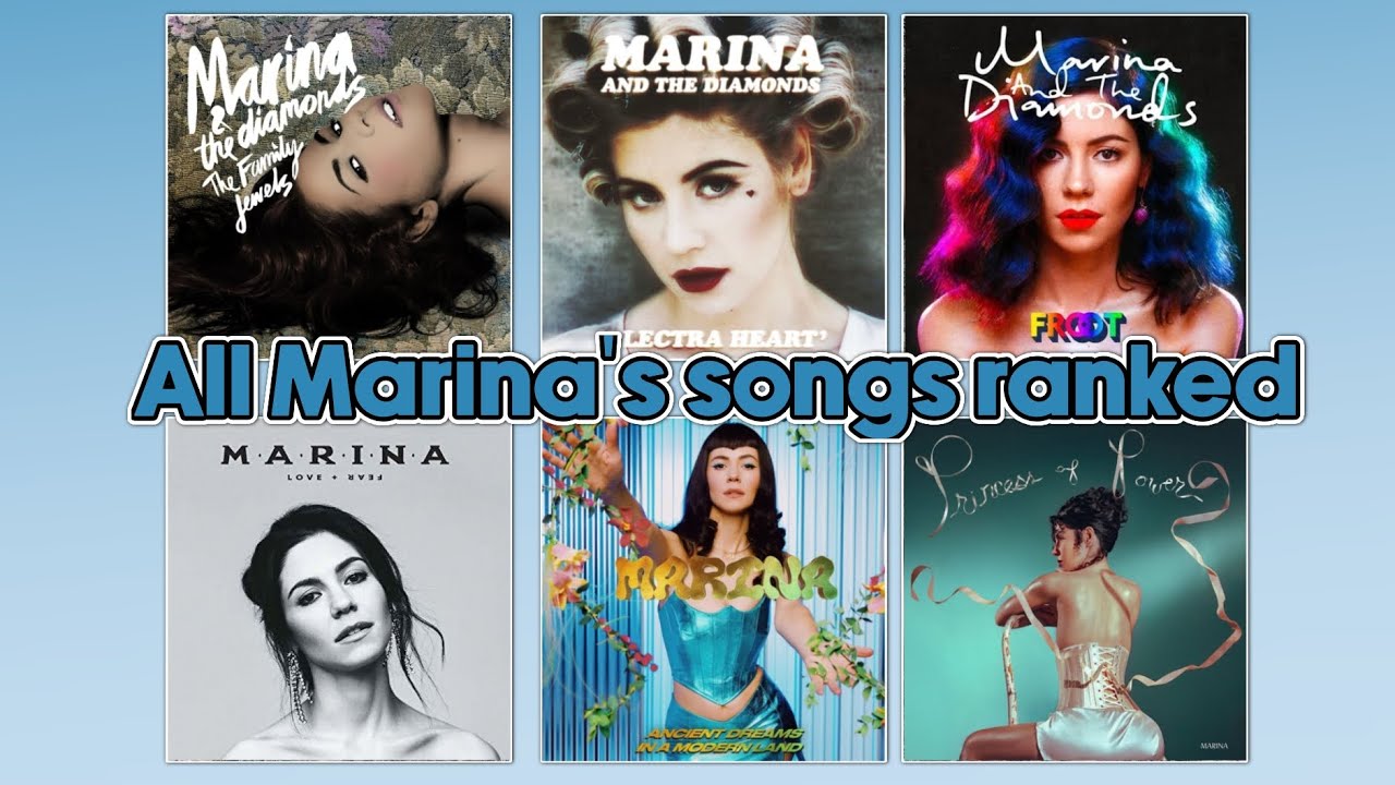 ALL MARINA's songs ranked (93 songs)