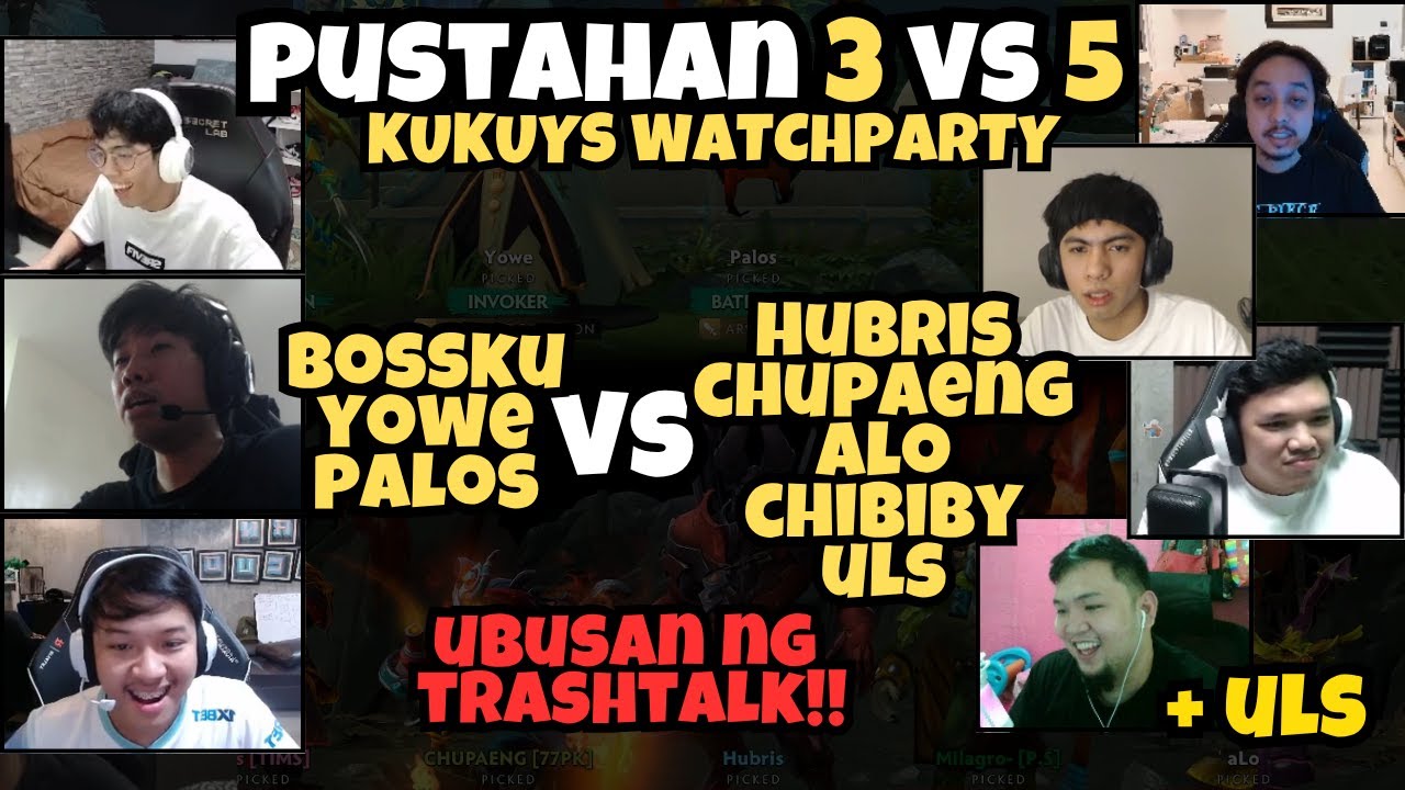 3 VS 5 PUSTAHAN NIGHTS | PRO VS STREAMERS | WATCHPARTY WITH OTHER KUKUYS LAUGHTRIP TRASHTALKAN!!