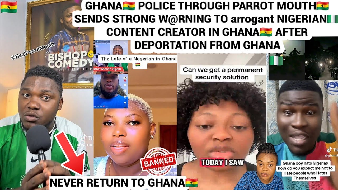 PARROT MOUTH🇬🇭 ВЫСКАЗЫВАЕТ СУРОВОЕ ПРЕДУПРЕЖДЕНИЕ ВЫСОКОПОСТАВЛЕННЫМ НИГЕРИЙСКИМ🇳🇬 СОЗДАТЕЛЯМ КОН...
