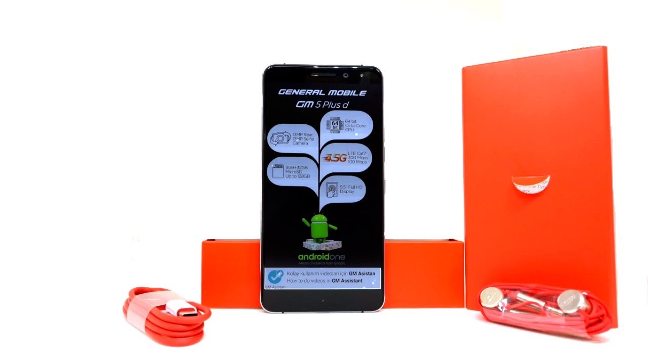General Mobile GM 5 Plus Quick Unboxing (Android One)